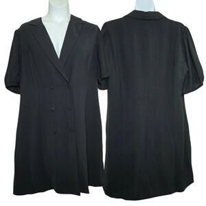 Baevely Regina Blazer Mini Dress in Black Size 1X NWT